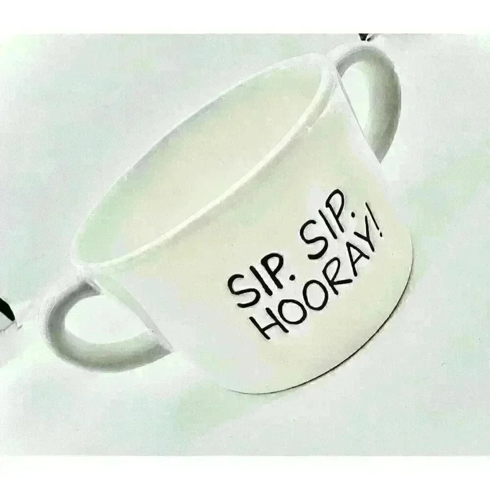 Blueberry Cove 16oz Coffee Mug Sip Sip Hooray Ceramic Oversized‎ Farmhouse Gift